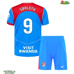 Atletico Madrid Alexander Sorloth #9 Tredjeställ Barn 2025-26 Kortärmad (+ Korta byxor)